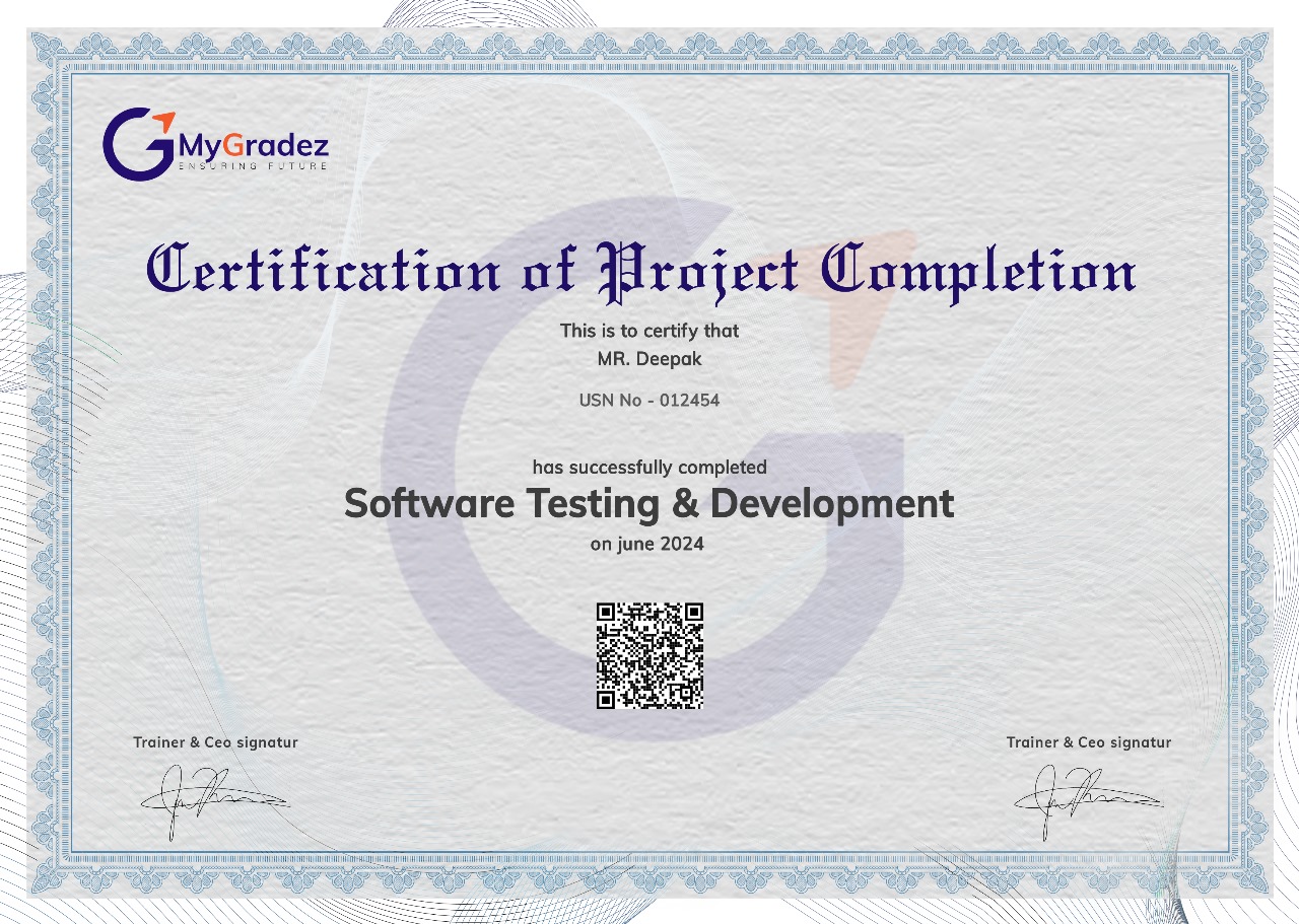 Software Testing & Development course in Bangalore